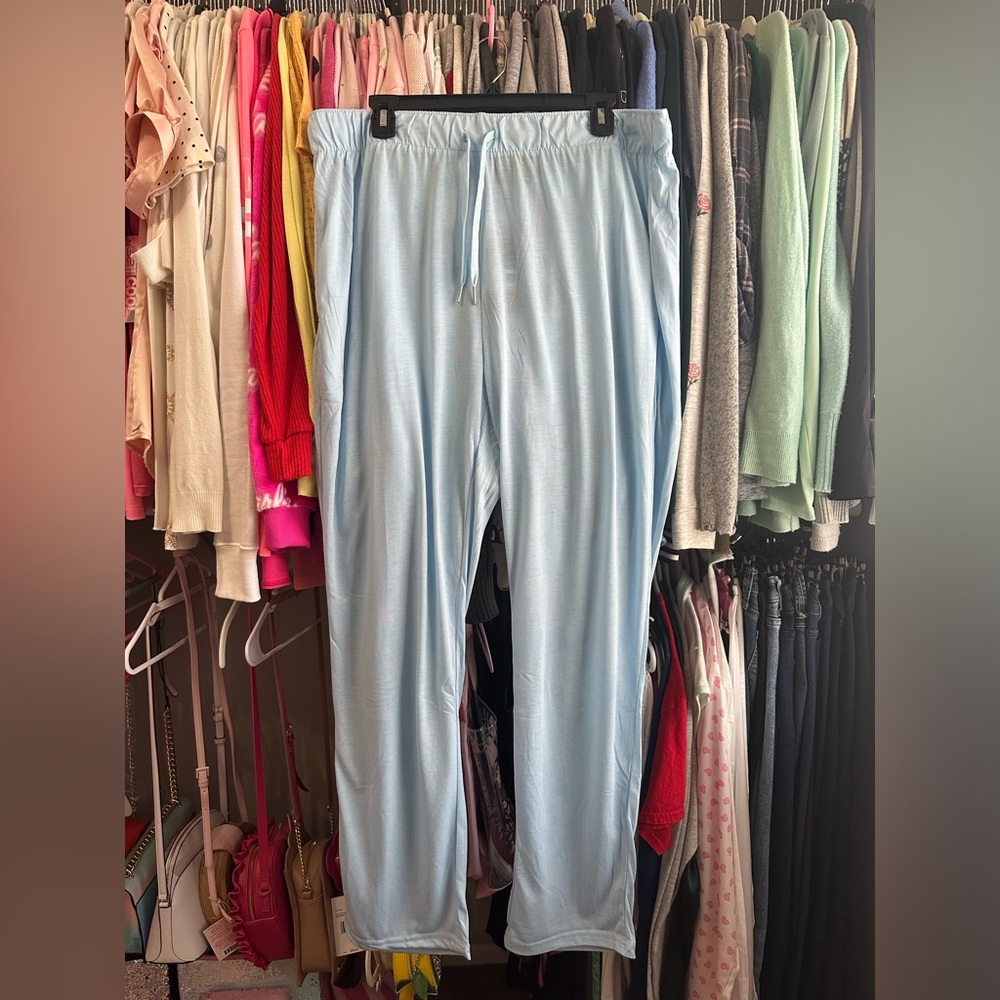 Women's Classic Sleep & Lounge Pants - Light Blue XXL